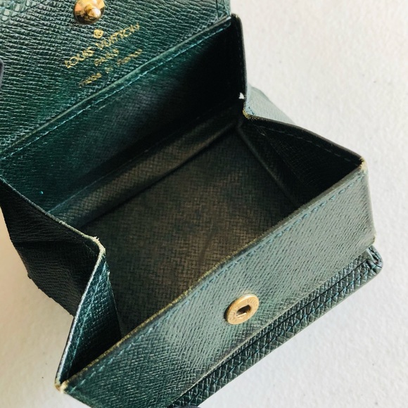 GENUINE SET OF (4) Louis Vuitton Damier Taiga Key Coin Case - Picture 5 of 16